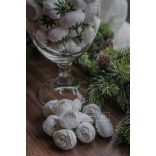 Fehér Boglárka Fejek - Kicsi 3cm