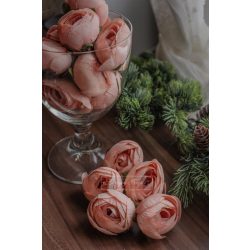 Pasztell Barack Színű Boglárka Fejek - Közepes 4,5 cm