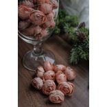 Pasztell Korall Boglárka Fejek - Kicsi 3cm