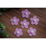 Rózsaszín Filc Virágok