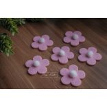 Rózsaszín Filc Virágok