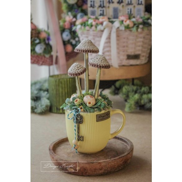 Horgolt Gomba Kalapok