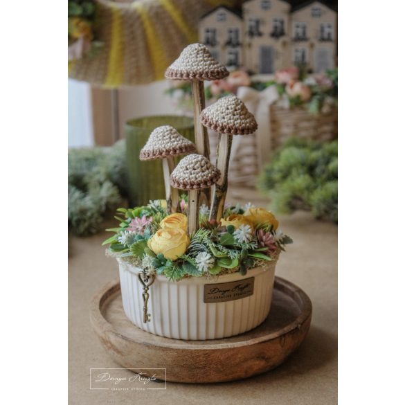 Horgolt Gomba Kalapok