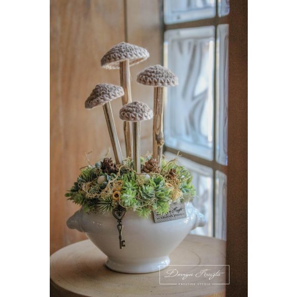 Horgolt Gomba Kalapok