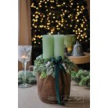 Letisztult Elegancia Adventi Asztaldísz-2