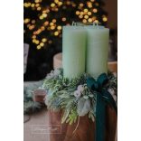 Letisztult Elegancia Adventi Asztaldísz-2