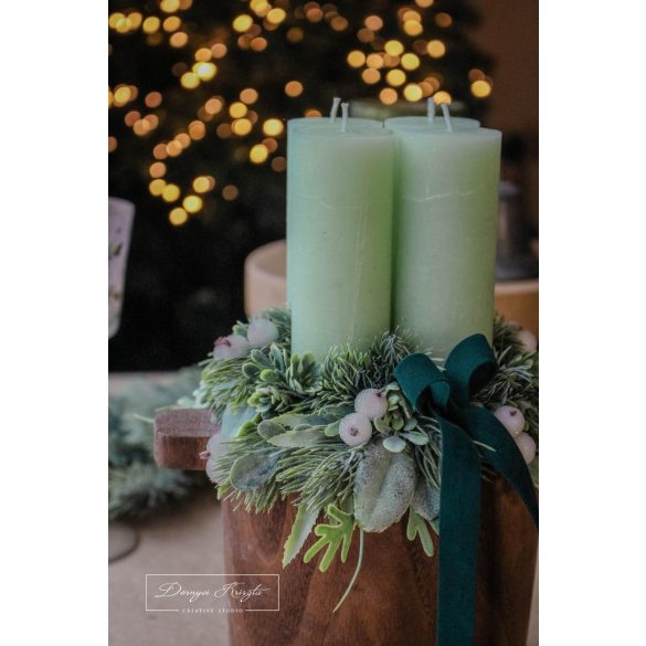 Letisztult Elegancia Adventi Asztaldísz-2